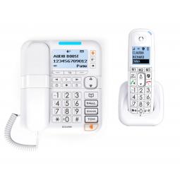 Telefono duo alcatel dec xl785 combo white - Imagen 1