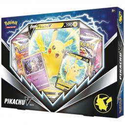 Juego de cartas pokemon tcg pikachu v box inglés - Imagen 1