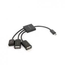 Adaptador otg - 2 uhb - otg - 02 micro - usb a -  micro - usb - b -  usb 2.0 -  macho - hembra - Imagen 1