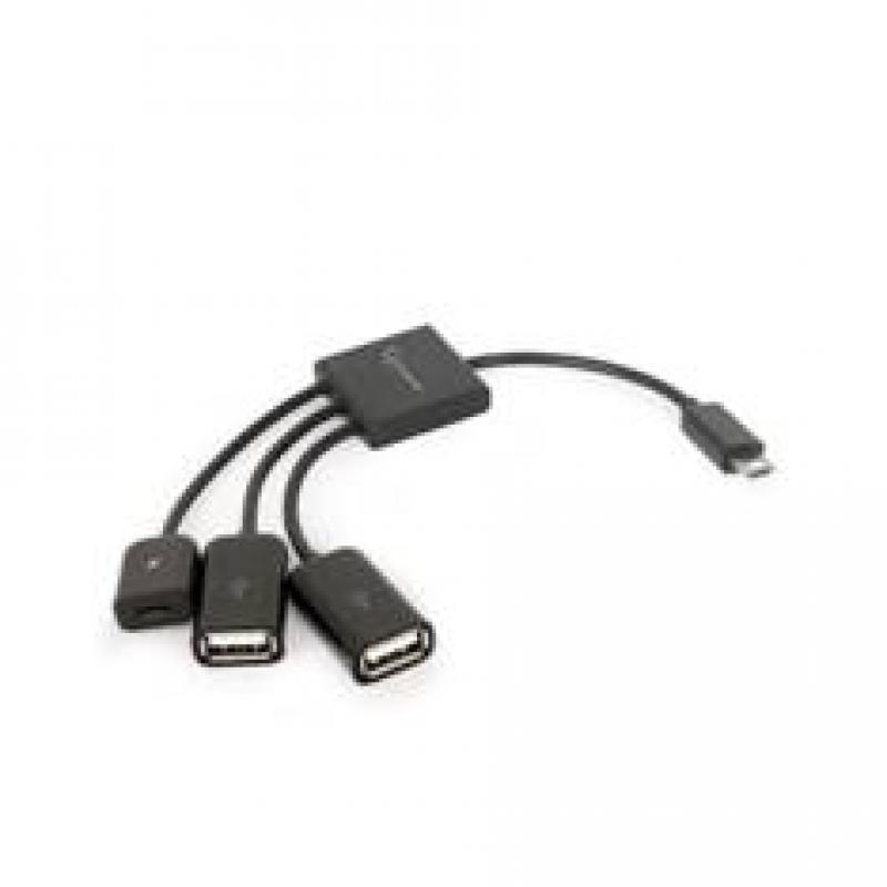 Adaptador otg - 2 uhb - otg - 02 micro - usb a -  micro - usb - b -  usb 2.0 -  macho - hembra - Imagen 1