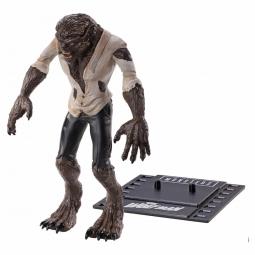 Figura the noble collection bendyfigs cine universal studios hombre lobo - Imagen 1