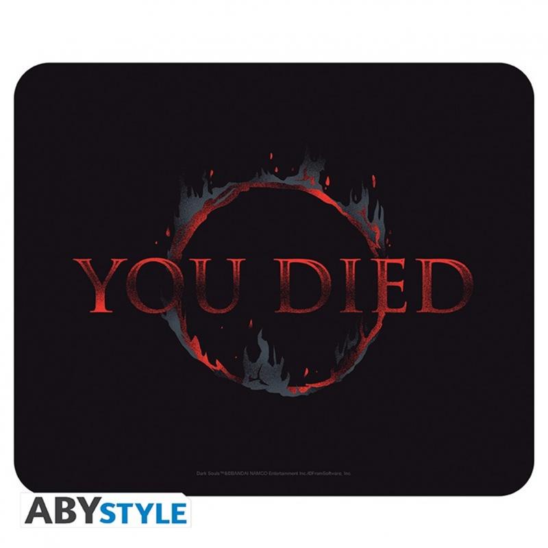 Alfombrilla gaming dark souls ''you died'' abystyle 235 x 195cm - Imagen 1