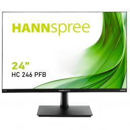 Monitor hannspree hc246pfb 24pulgadas wuxga vga hdmi dp altavoces ultra slim vesa 75x75 - Imagen 1