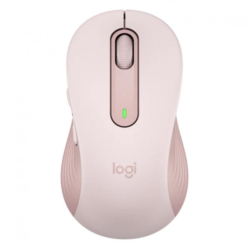 Mouse raton logitech m650 grande optico wireless inalambrico rosa - Imagen 1