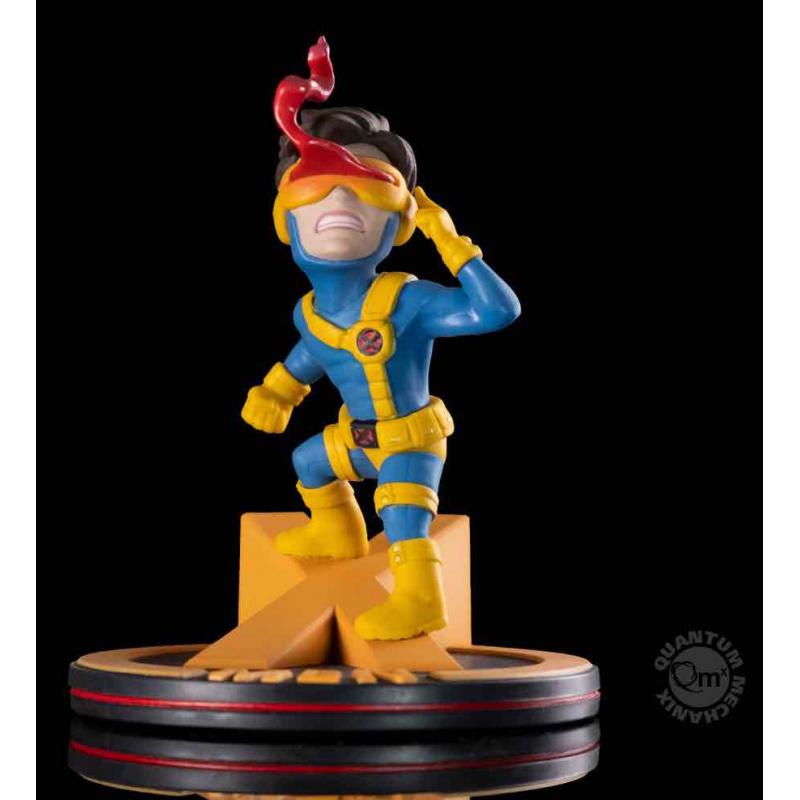 Figura quantum mechanix marvel x - men cyclops ciclope - Imagen 1