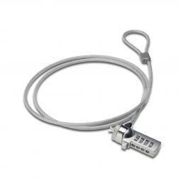 Cable de seguridad ewent para portatil -  combinacion de numeros 4 digitos -  1.5m - Imagen 1