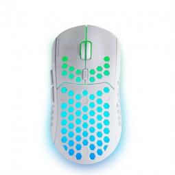 Mouse raton mars gaming mmw3 optico wireless inalambrico 6 botones 3200ppp blanco - Imagen 1