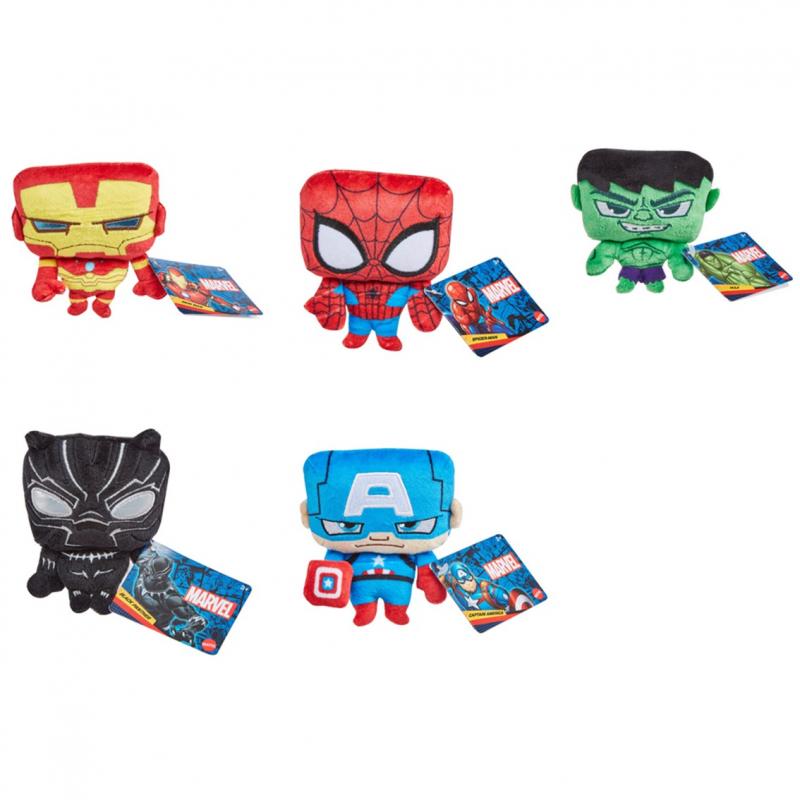 Surtido peluches mattel marvel 20 cm 16 unidades - Imagen 1