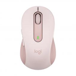 Mouse raton logitech m650 mediano optico wireless inalambrico rosa - Imagen 1