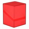 Caja de cartas ultimate guard boulder deck case 100+ tamaño estándar ruby - Imagen 1