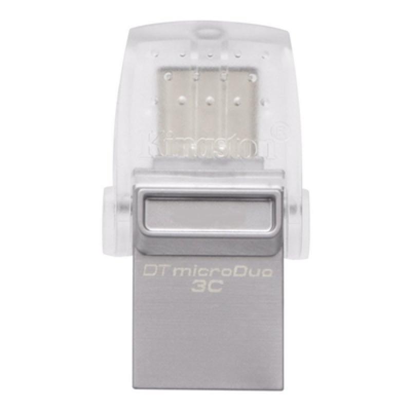 Memoria usb 3.2 usb tipo c kingston 256gb datatraveler micro duo - Imagen 1