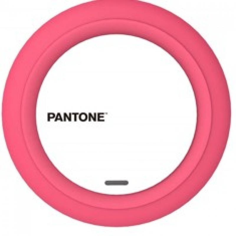 Cargador universal pantone inalambrico rosa - Imagen 1