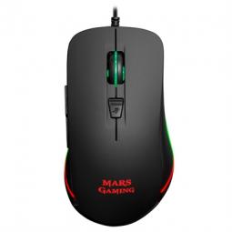 Mouse raton mars gaming mm118 optico usb 6 botones 9800ppp