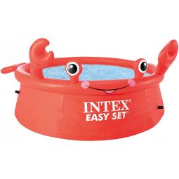 Intex 26100 -  piscina hinchable para niños 183 x 51 cm 880 litros diseño cangrejo