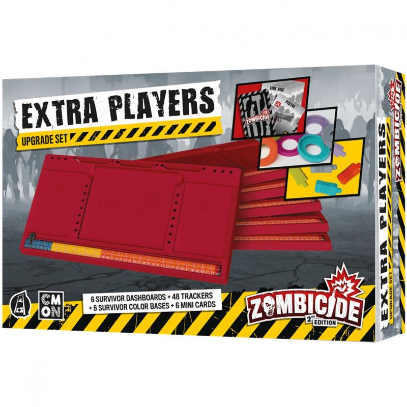 Juego de mesa zombicide 2e jugadores extra upgrade set pegi 14