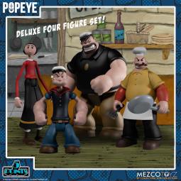 Popeye box set 4 figuras 10 cm popeye 5 points