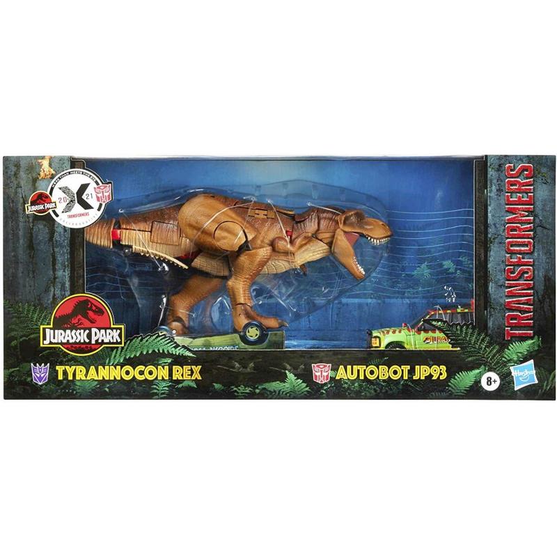 Figuras hasbro tyrannocon rex + autobot jp93 pack 2 transformers collaborative