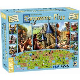 Juego de mesa devir carcassonne plus juego basico & 11 expansiones - Imagen 1