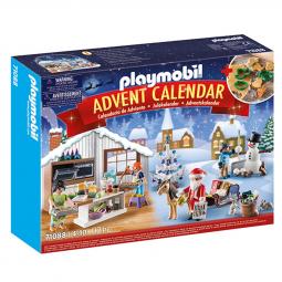 Calendario de adviento playmobil pasteleria navideña