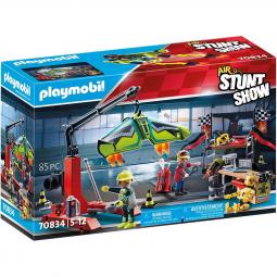 Playmobil air stuntshow estacion de servicio