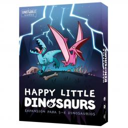 Juego de mesa happy little dinosaurs expansion para 5 - 6 dinosaurios (jugadores)