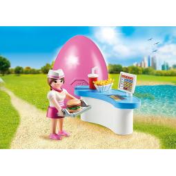 Playmobil special plus camarera con mostrador huevo de pascua - Imagen 1