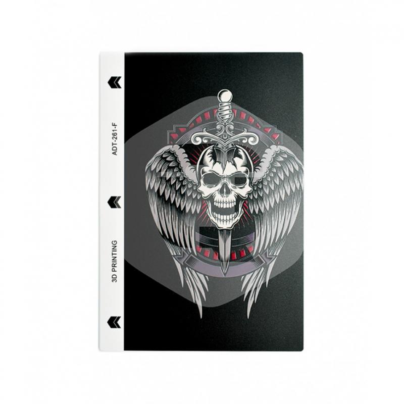 Lamina trasera de personalizacion qcharx calaveras 4