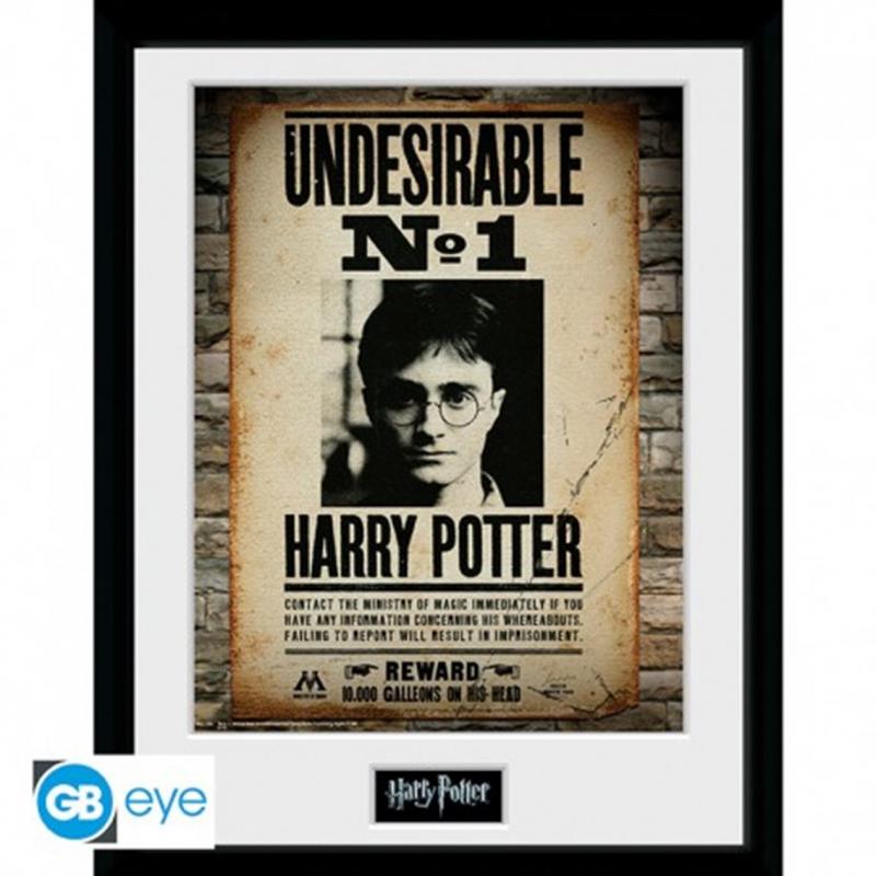 Poster enmarcado gb eye harry potter -  indeseable nº1