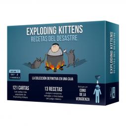 Juego de mesa exploding kittens recetas del desastre pegi 7