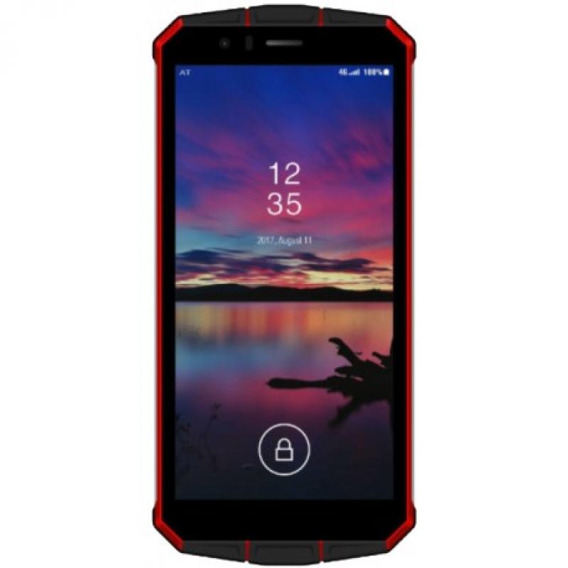 Telefono movil smartphone maxcom ms507 black - red rugerizado 5pulgadas -  32gb rom -  3gb ram -  13mpx -  5mpx -  4g