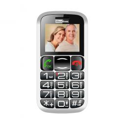 Telefono movil maxcom mm462 black silver -  1.8pulgadas -  4gb ram -  0.3pulgadas -  vga -  2g