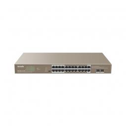 Switch 26 puertos tenda teg1126p - 24 - 410w 24 puertos gigabit ethernet 2 puertos sfp