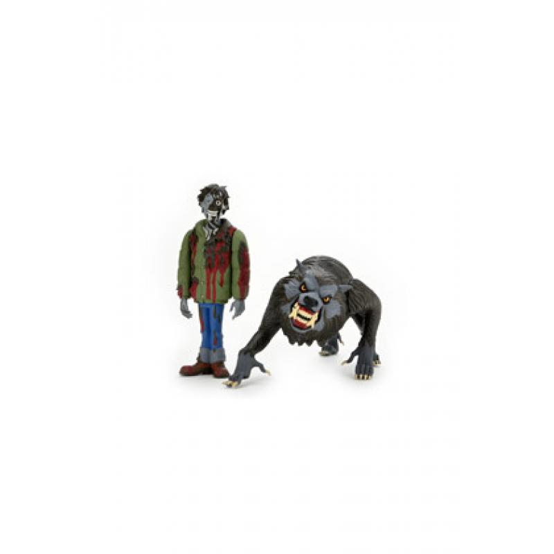 Pack 2 figuras neca toony terrors jack and kessler wolf werewolf in london