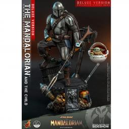 Set figuras  1 - 4  hot toys the mandalorian and the child (deluxe)