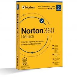 Antivirus norton 360 deluxe 50gb español 1 usuario 5 dispositivos 1 año esd generic rsp drmkey gum