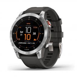 Reloj smartwatch garmin sport watch gps epix - f.cardiaca - barometro - gps - glonass - 47mm - bt - wifi - slate grey