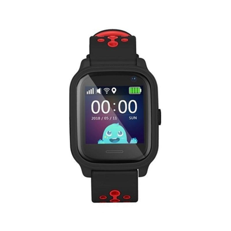 Reloj smartwatch leotec kids allo gps antiperdida negro y rojo 1.3pulgadas