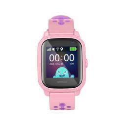 Reloj smartwatch leotec kids allo gps antiperdida rosa y morado 1.3pulgadas