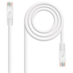 Latiguillo cable red lszh - utp cat.6a rj45 nanocable 3m blanco