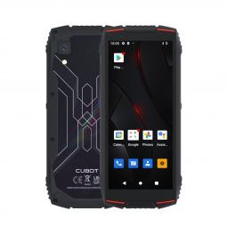 Telefono movil smartphone cubot king kong mini 3 - 4.5pulgadas - negro y rojo - 128gb rom - 6gb ram - 20 mpx -  5 mpx - dual sim