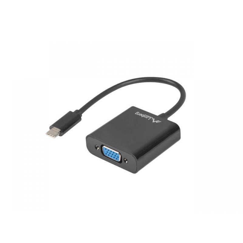 Adaptador lanberg usb 3.1 tipo c -  vga hembra