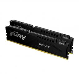 Memoria ddr5 16gb 2x8gb kingston - 6000mhz - pc5 48000 - fury beast - cl40 - 1.35v