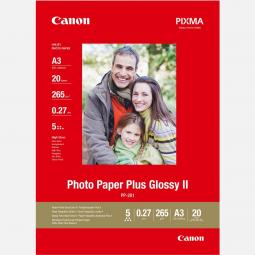Papel fotografico canon 2311b020 brillo ii plus pp - 201 a3 -  20 hojas - Imagen 1