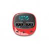 Transmisor fm coche energy sistem rojo fm - 87.5 - 108 mhz - cargador - microsd - usb - mp3