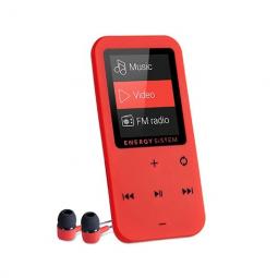 Reproductor mp4 energy sistem 8gb touch coral - radio fm - micro sd - tactil