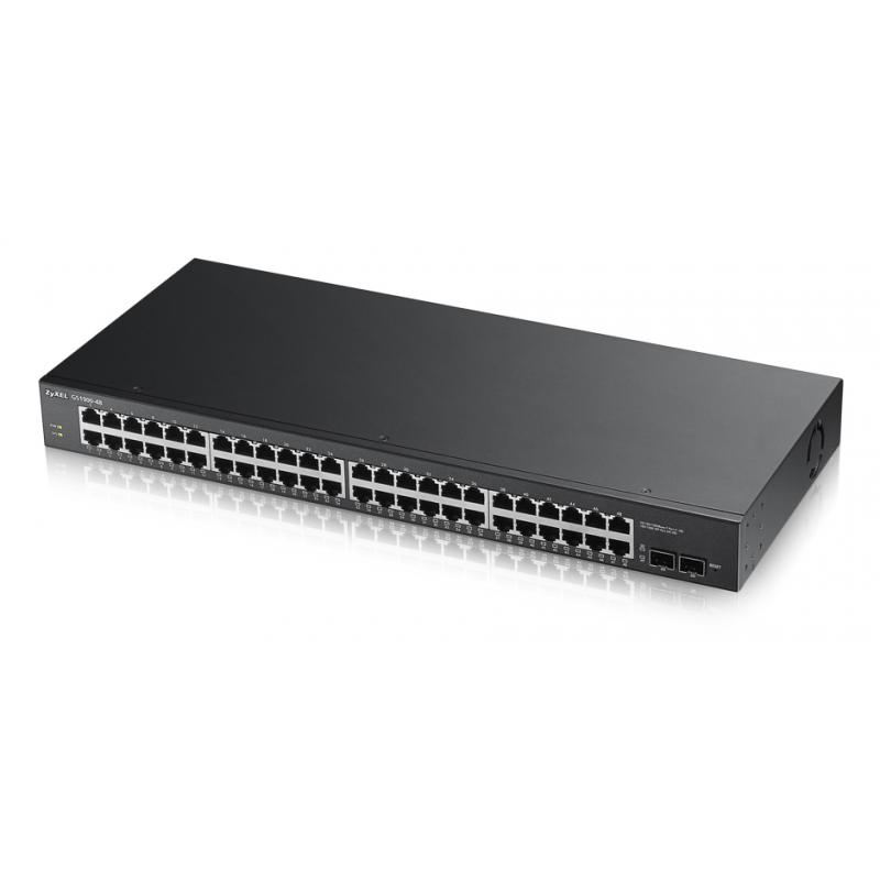 Switch 48 puertos zyxel gs1900 - 48 - eu0102f 100 - 1000 gigabit ethernet
