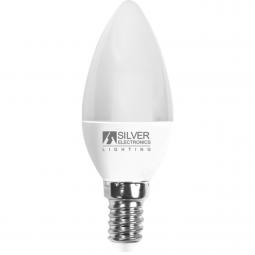 Bombilla led silver electronic vela decorativa 7w=70w -  e14 -  3000k -  620 lm -  luz calida -  a+ - Imagen 1