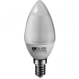 Bombilla led silver electronic eco vela 5w=35w -  e14 -  3000k -  436 lm -  160º -  luz calida -  a+ - Imagen 1