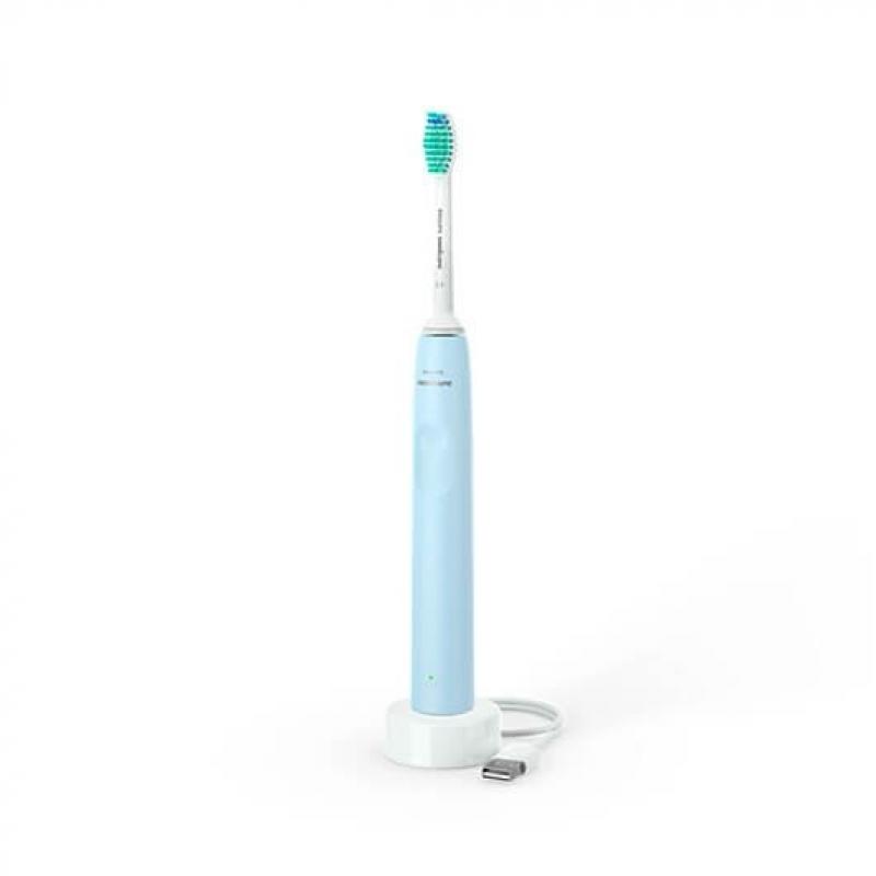 Cepillo dental eléctrico philips sonicare 2100 hx3651 sonicare - 1 cabezal - temporizador - 14 dias aut. - azul
