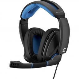 Auriculares gaming epos sennheiser gsp 300 jack 3.5mm microfono negro y azul